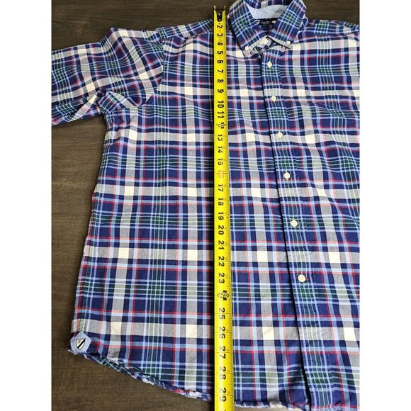 Cremieux Classics Men's Shirt Size XL Blue Plaid Long Sleeve Button-Up - Picture 7 of 7